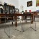 Pair of Melker Spaghetti chairs