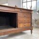 Drapery oak counter 1900