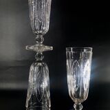3 verres géants baccarat 280ml m.à feuilles