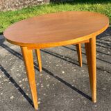 Table and its 3 vintage chairs