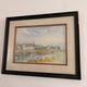 Norman Breton Harbour Watercolour Saint Valery Port Boats Coastline