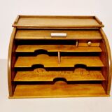 Old oak curtain storage file