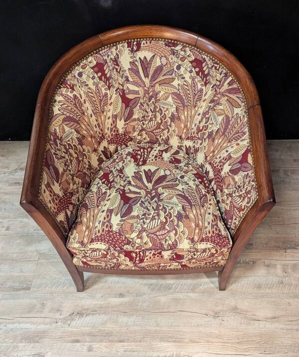 Paire de fauteuils gondole Art Déco datant des années 1930flag