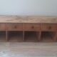 Petit meuble de métier en bois
