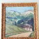 Peinture à l'huile - paysage alpin