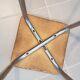 Tabouret formica bleu ciel