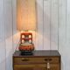 Lampe germany des années 70 avec son abat-jour d'époque