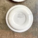 2 flat plates Midwinter in glazed stoneware, service "Shady lane"
