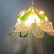 Suspension en verre de Murano, pour Mazzega, années 1960