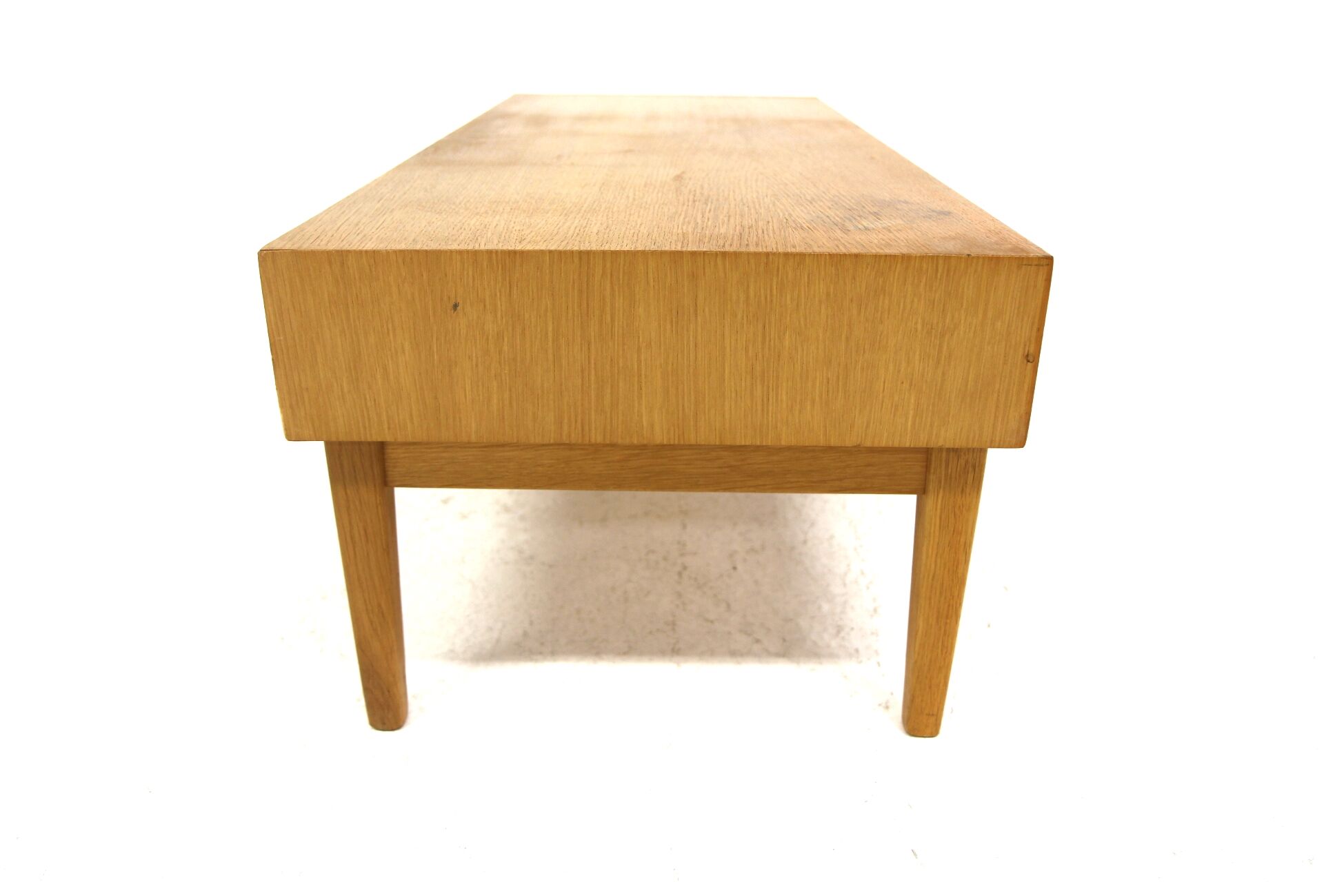 Scandinavian oak low console, Sweden, 1960
