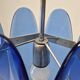 Blue Glass Chandelier or Pendant by Veca, Italy 1970's