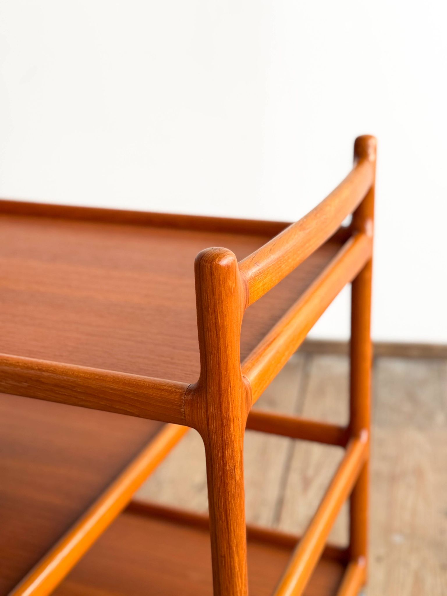 Service trolley and bar Johannes Andersen Silkeborg Denmark Teak