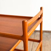 Service trolley and bar Johannes Andersen Silkeborg Denmark Teak