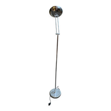 Seylumiere vintage articulated floor lamp in chromed steel
