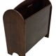 Art Deco Oak Newspaper Rack Magazine Rack 1950s design