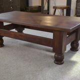 Rustic oak coffee table 1960