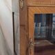 Louis XV style display case in marquetry