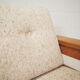 Solid oak Danish lounge chair