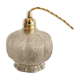Moulded glass globe walking lamp