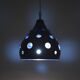 Lampe suspendue vintage couleur or