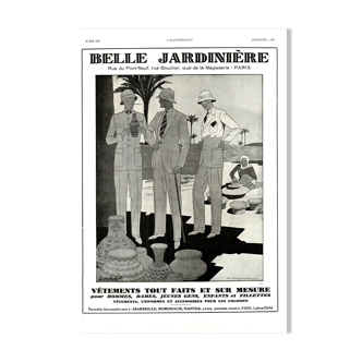 Affiche 30s Belle Jardiniere 30x40cm sans cadre