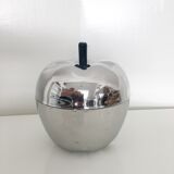 Silver apple ice bucket