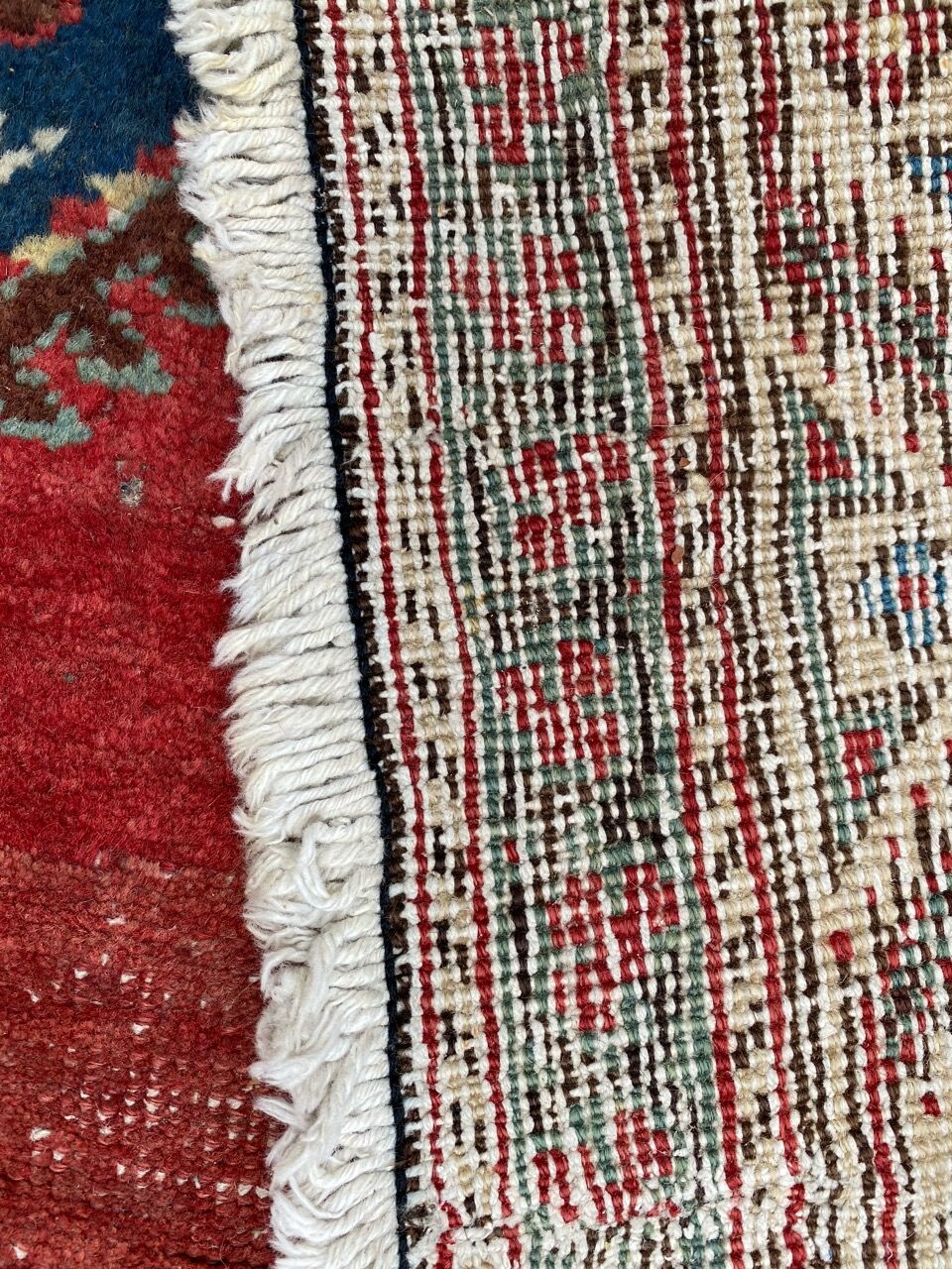 Old Persian north-west carpet for handmade corridor 107x325 cm