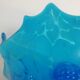 Blue Murano glass centerpiece 1980