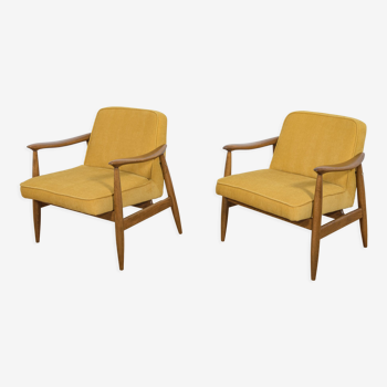 GFM-87 armchairs by Juliusz Kedziorek for Gościcińskie Furniture, 1960s, Set of 2