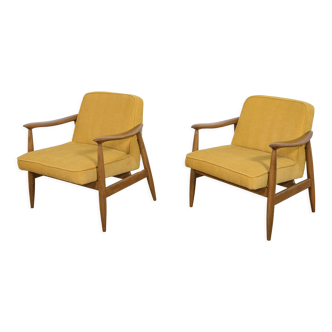 GFM-87 armchairs by Juliusz Kedziorek for Gościcińskie Furniture, 1960s, Set of 2