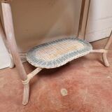 Wicker and rattan dressing table
