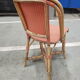 Chaise bistrot rose