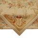 Handmade European Vintage Aubusson Kilim 275 cm x 354 cm