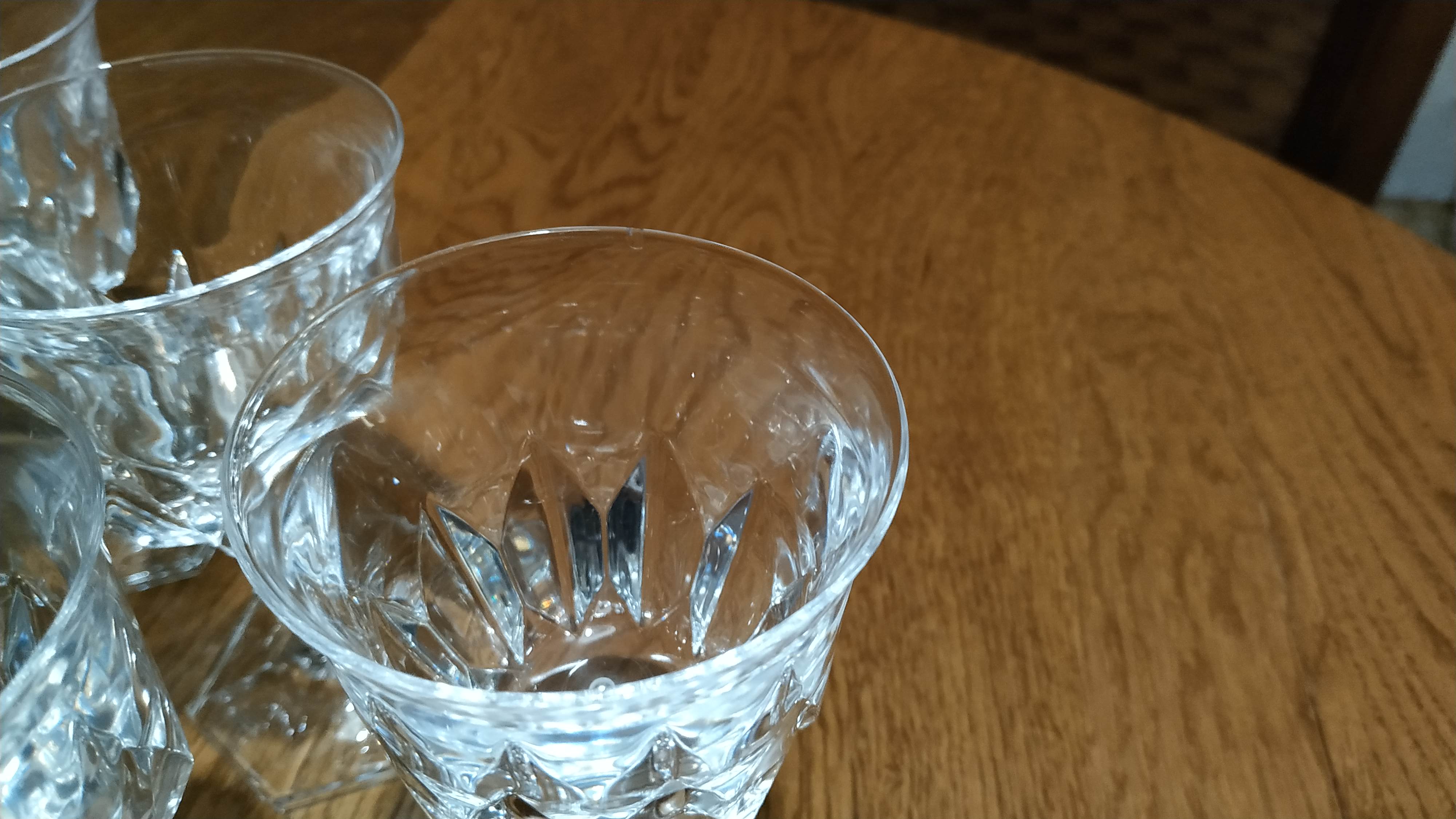 Lot 11 Crystal Crystal Glasses Chaumont Series