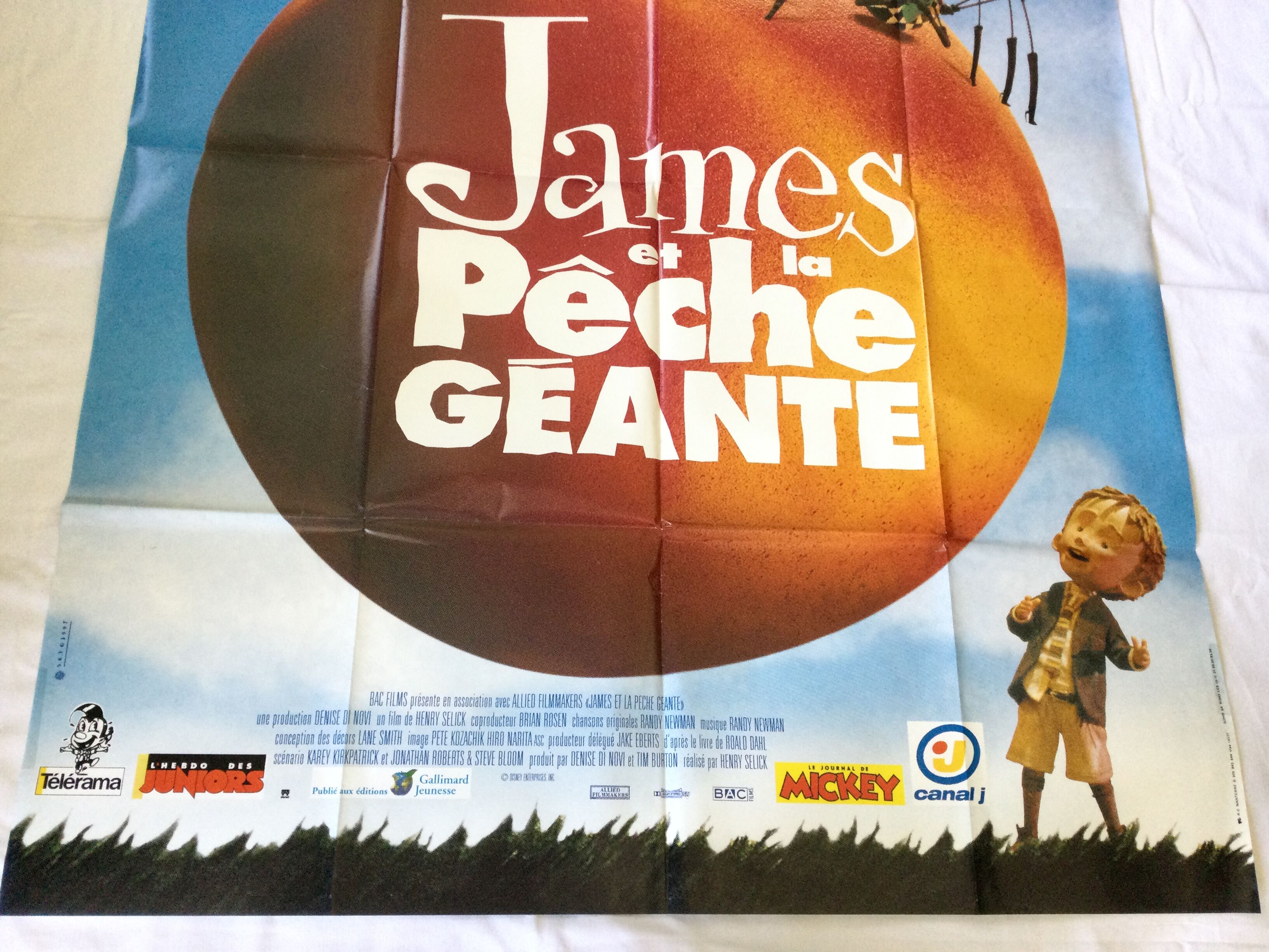 Affiche du film " James et la pêche géante "