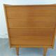 vintage chest of drawers, 60s-70s, "hidden" handles