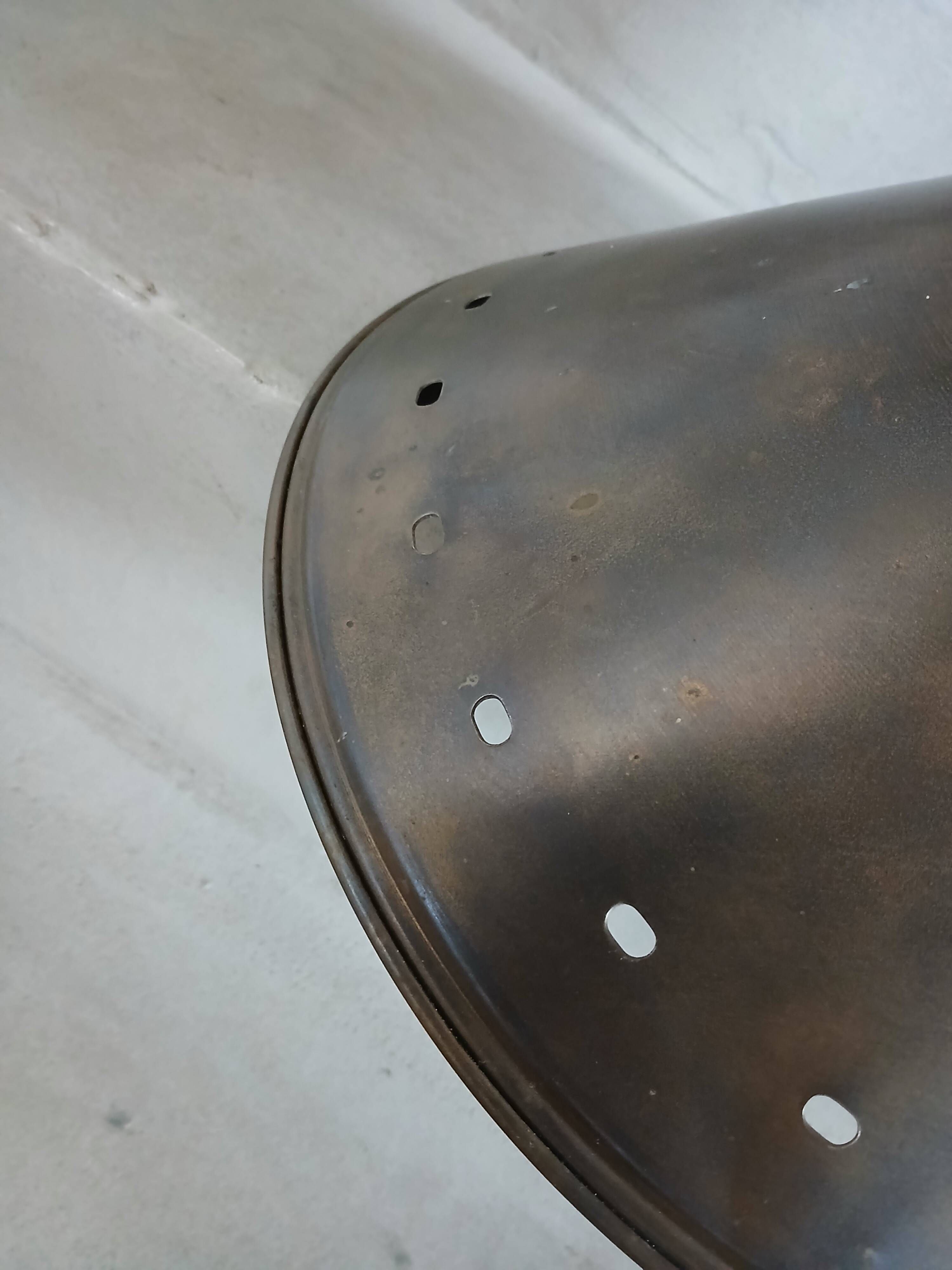 Antique brass lampshade