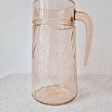 "Rosaline" twisted glass carafe - Luminarc Vintage