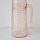 "Rosaline" twisted glass carafe - Luminarc Vintage