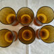 Amber stemware