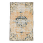 Natural Vintage Rug, Rustic Boho Rug, 157x254 Cm