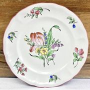 5 assiettes à dessert Lunéville modèle Réverbère