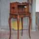 Bedside table, nightstand wood, accent furniture, antique furniture.