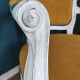 Louis XV style cabriolet armchair