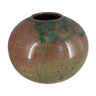 Vase boule en céramique craquelée, années 50