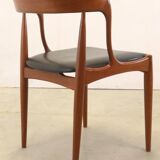 Set of 6 chairs Johannes Andersen voor Uldum stoelen -