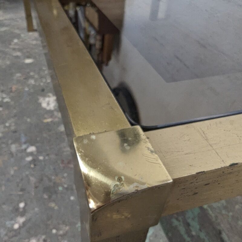 Golden coffee table