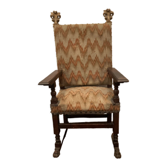 State armchair in walnut nineteenth century