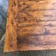 Antique Rustic Solid Cherry Farmhouse Table with 3 Drawers and 1 Pull Out