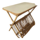 Table d’appoint et porte revue vintage